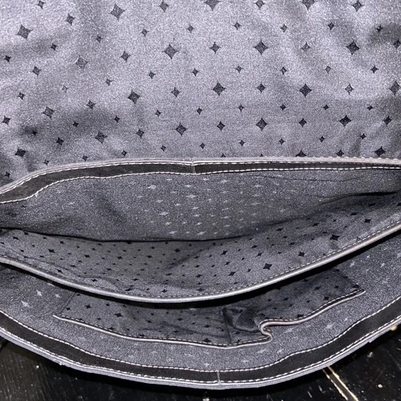 Fossil black leather laptop bag - Picture 6 of 12